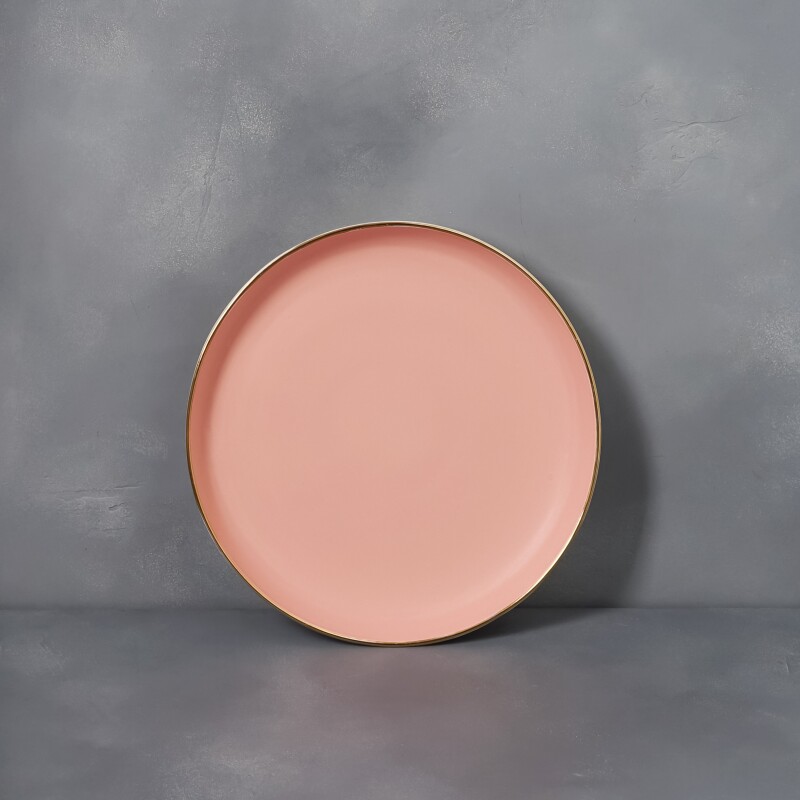 Тарелка из коллекции "Цвета", розовая (24 см)