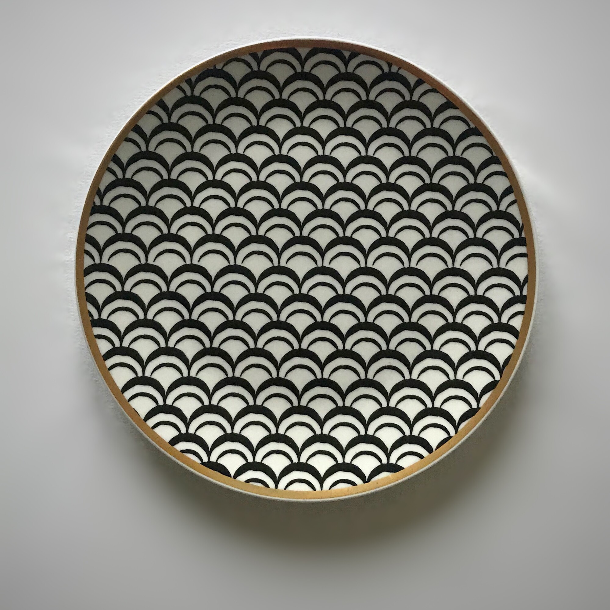Тарелка "Волны" из коллекции "Геометрия" (27 см)