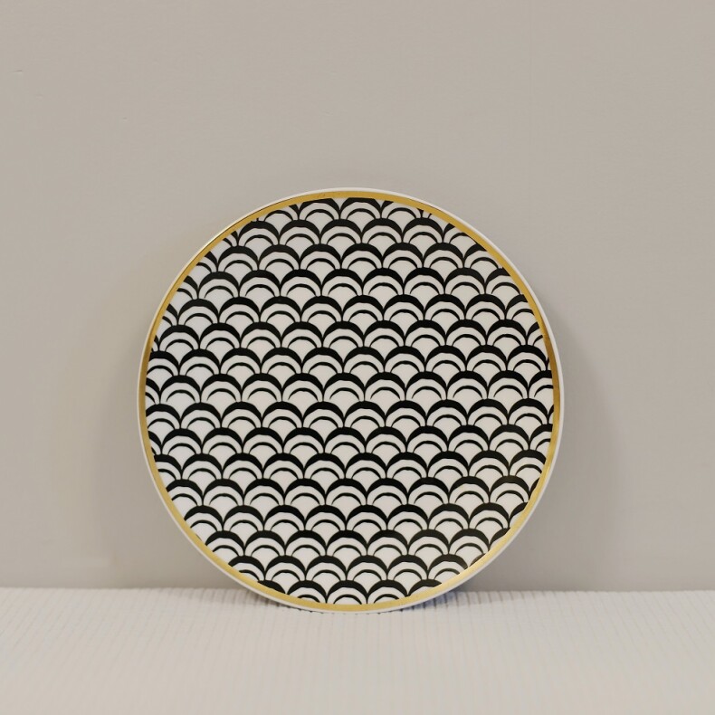 Тарелка "Волны" из коллекции "Геометрия" (20 см)